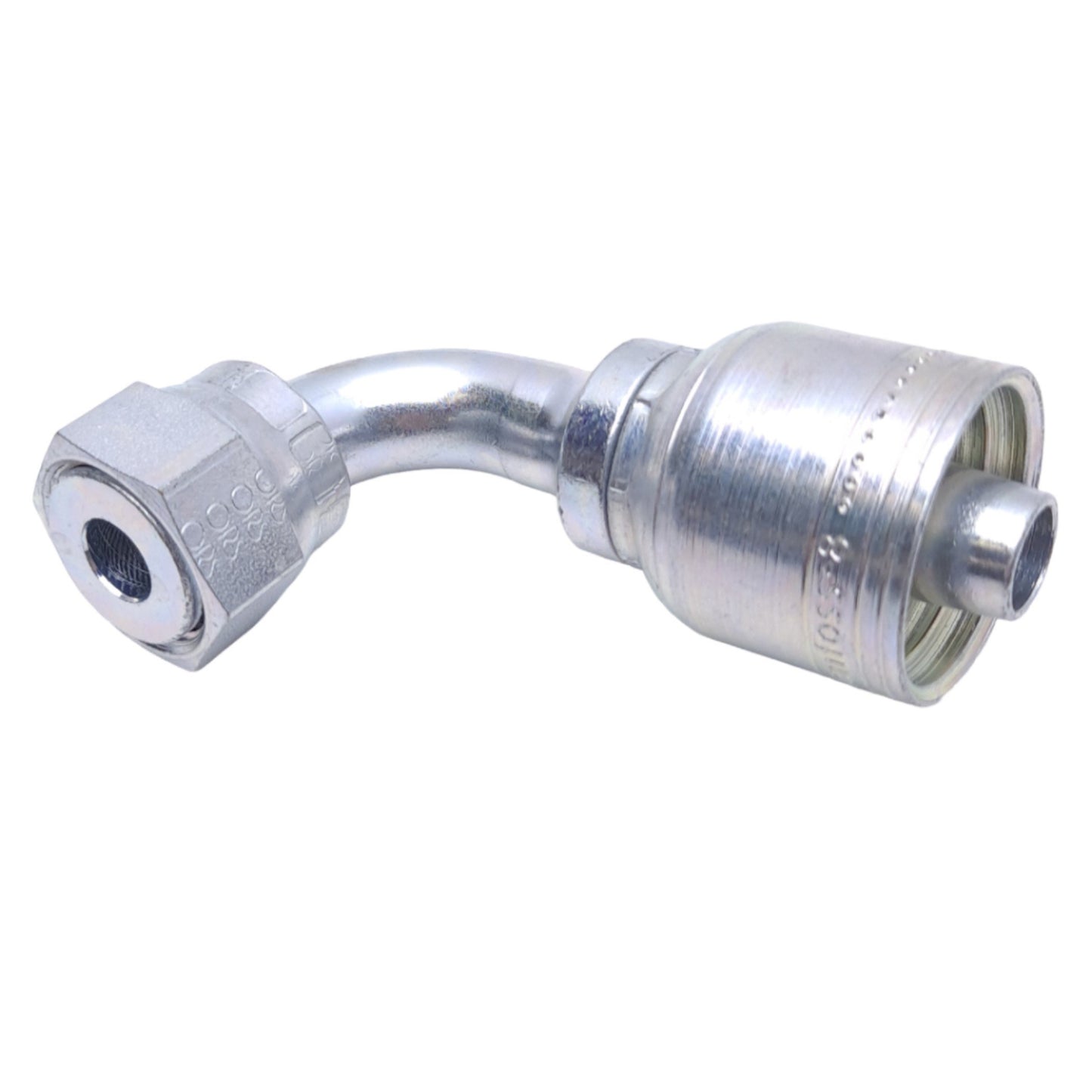 New Danfoss 1AA8FRB8.041 Crimp Hose Fitting, 90° Elbow, 13/16-16, ORS -8 Hose
