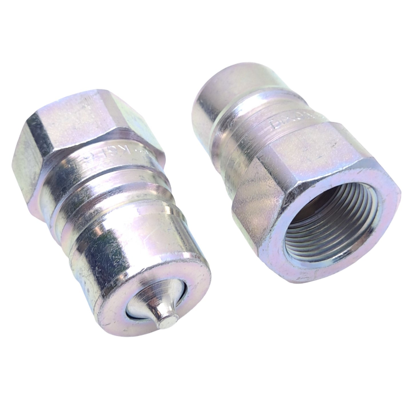 New Lot of 2 Dixon K6F6 Hydraulic Interchange Coupler, 3/4-14, ø1.44in OD, 4000 PSI