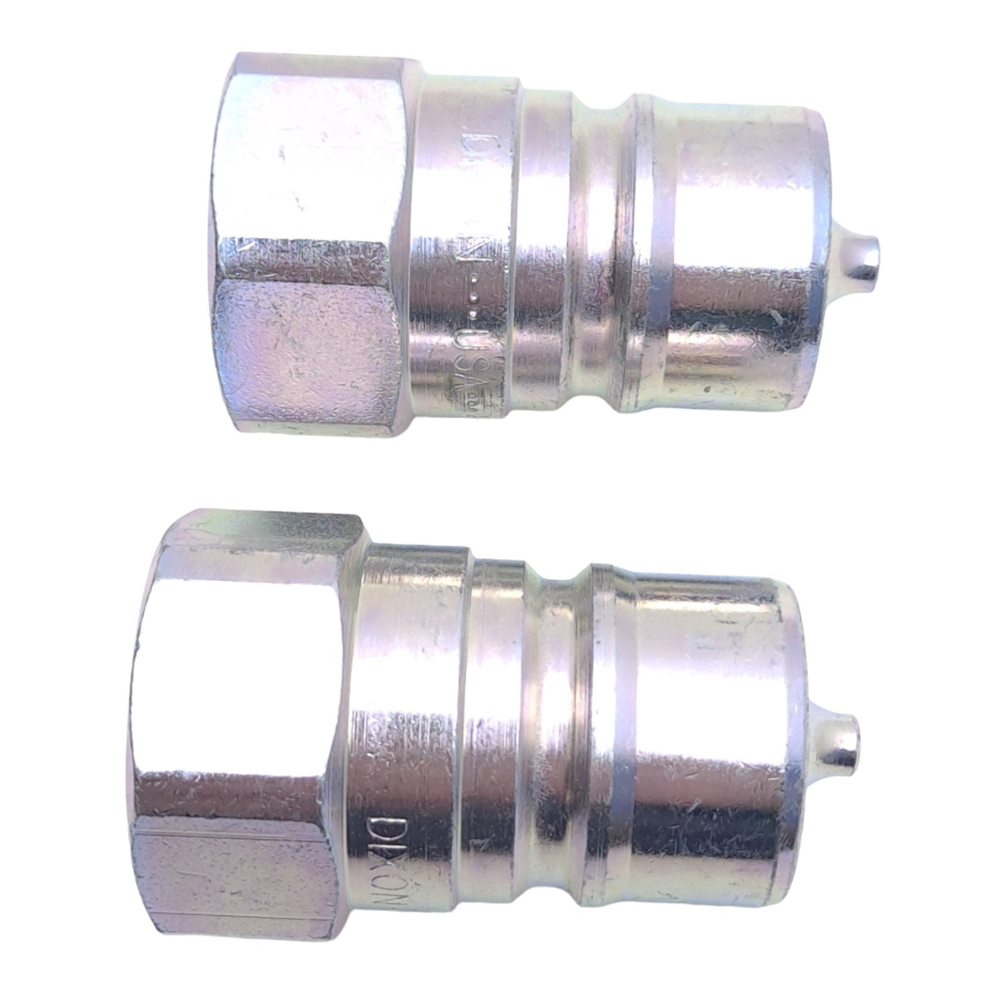 New Lot of 2 Dixon K6F6 Hydraulic Interchange Coupler, 3/4-14, ø1.44in OD, 4000 PSI