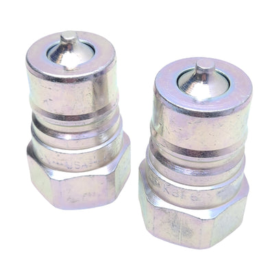 New Lot of 2 Dixon K6F6 Hydraulic Interchange Coupler, 3/4-14, ø1.44in OD, 4000 PSI