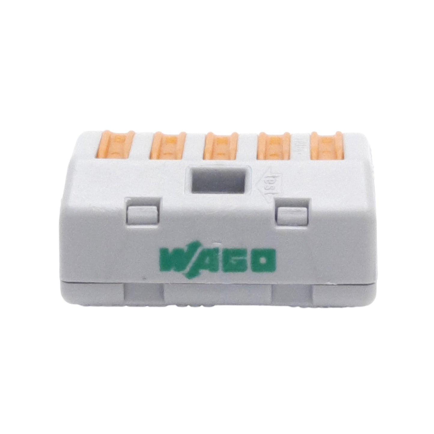 New Lot of 40 Wago 222-415 Spring Terminal Connector w/ Lever, 5-Conductor, 600V 20A