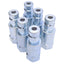 New Lot of 6 Dixon PD1F2 Hydraulic Diagnostic Couplings, 1/4 NPT to ø1/8in, 6000PSI