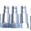 New Lot of 6 Dixon PD1F2 Hydraulic Diagnostic Couplings, 1/4 NPT to ø1/8in, 6000PSI