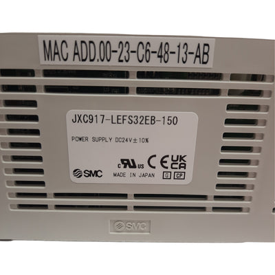 New SMC JXC917-LEFS32EB-150 Ethernet DC Step Motor Controller, Screw Mount