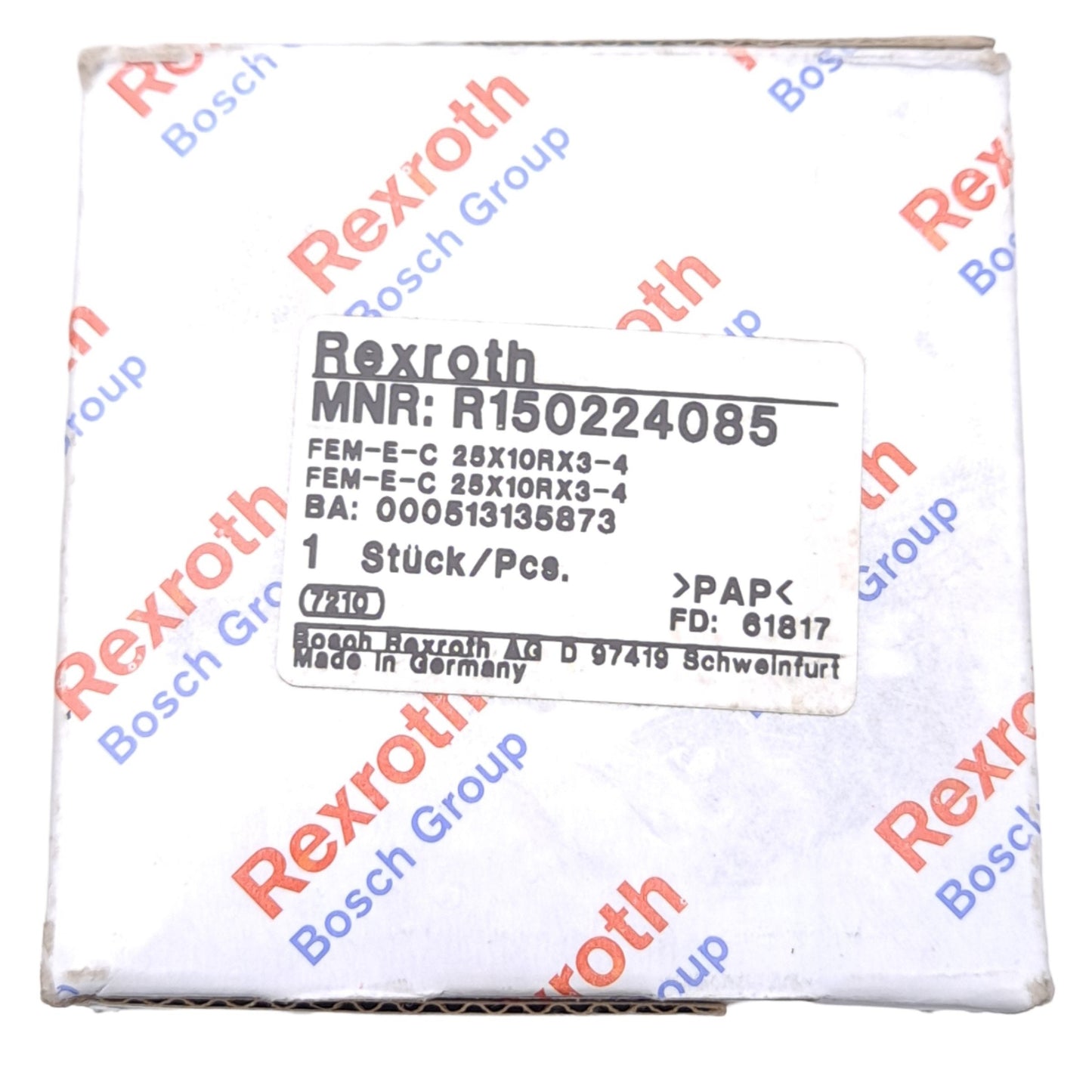 New Bosch Rexroth R150224085 Linear Ball Nut, ø24mm, 10mm Lead, FEM-E-C, 27000N Load