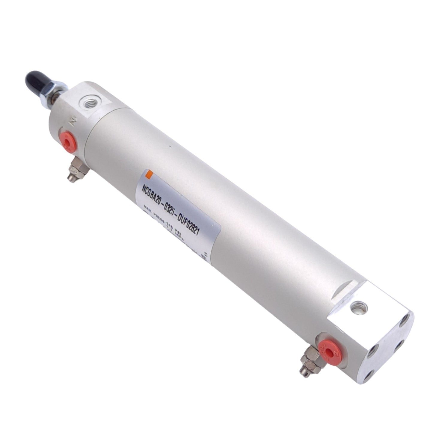 New SMC NCGBA20-0325-DUP02821 Cylinder, ø3/4in Bore, 3.25in Stroke, 1/8NPT, 1.0MPa