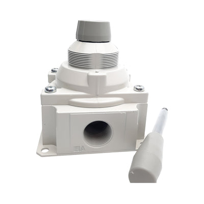 New SMC VH401-N06 Aluminum Rotary Hand Valve, 3/4in NPT Threaded Female, 4-Port