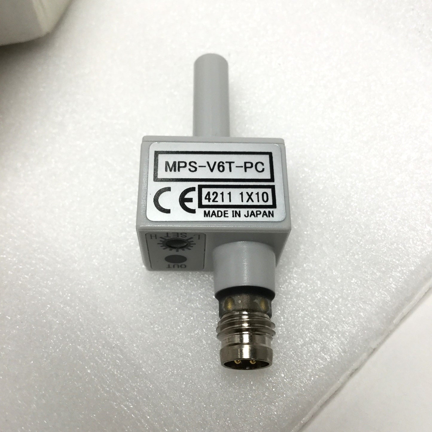 New Parker Convum MPS-V6T-PC Vacuum Pressure Sensor, 0 to -30inHg, 6mm Tube, PNP