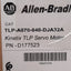 New Allen Bradley TLP-A070-040-DJA32A Servo Motor, 3Ø 230VAC, 0.4kW, 60mm Frame