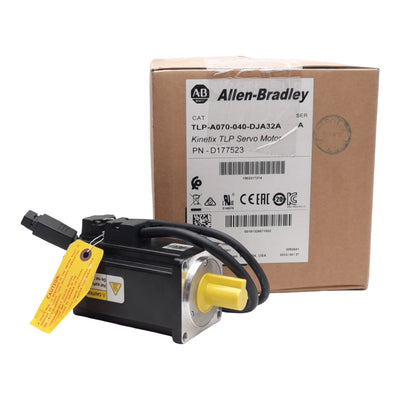 New Allen Bradley TLP-A070-040-DJA32A Servo Motor, 3Ø 230VAC, 0.4kW, 60mm Frame