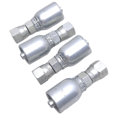 New Lot of 4 Gates 4GLX-4FJX 710700275 Hose Fitting, JIC 37°Swivel, 7/16-20, -4 Hose