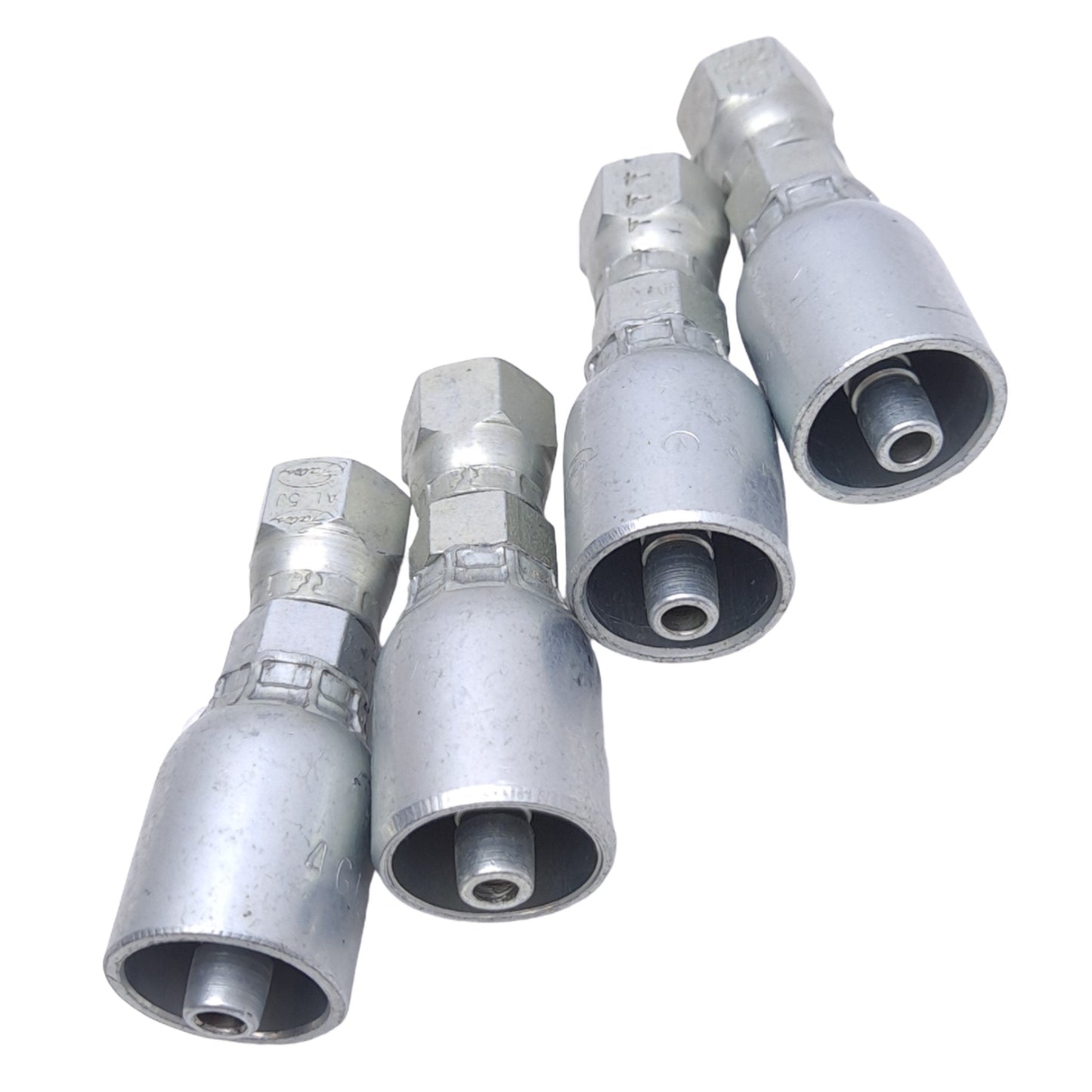 New Lot of 4 Gates 4GLX-4FJX 710700275 Hose Fitting, JIC 37°Swivel, 7/16-20, -4 Hose