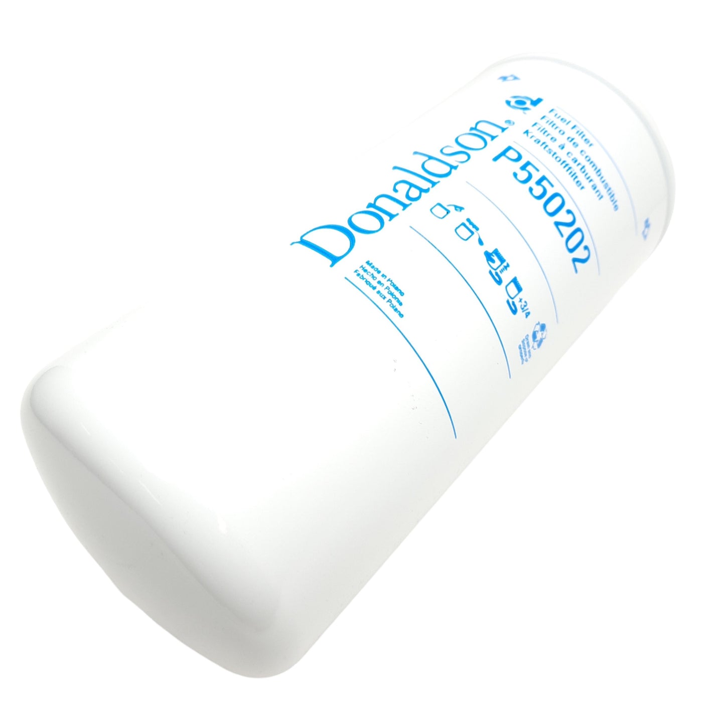 New Lot of 2 Donaldson P550202 Spin-On Fuel Filter, 1-1/4-12 UN, Cellulose, 9 Micron