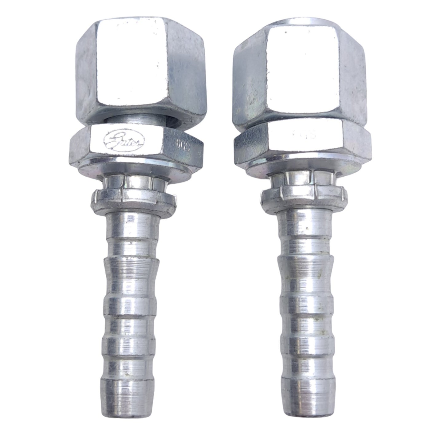 New Lot of 2 Gates 6GS-6FFORX 734730145 Hydraulic Coupling, ø3/8in ORS, ø3/8in Hose