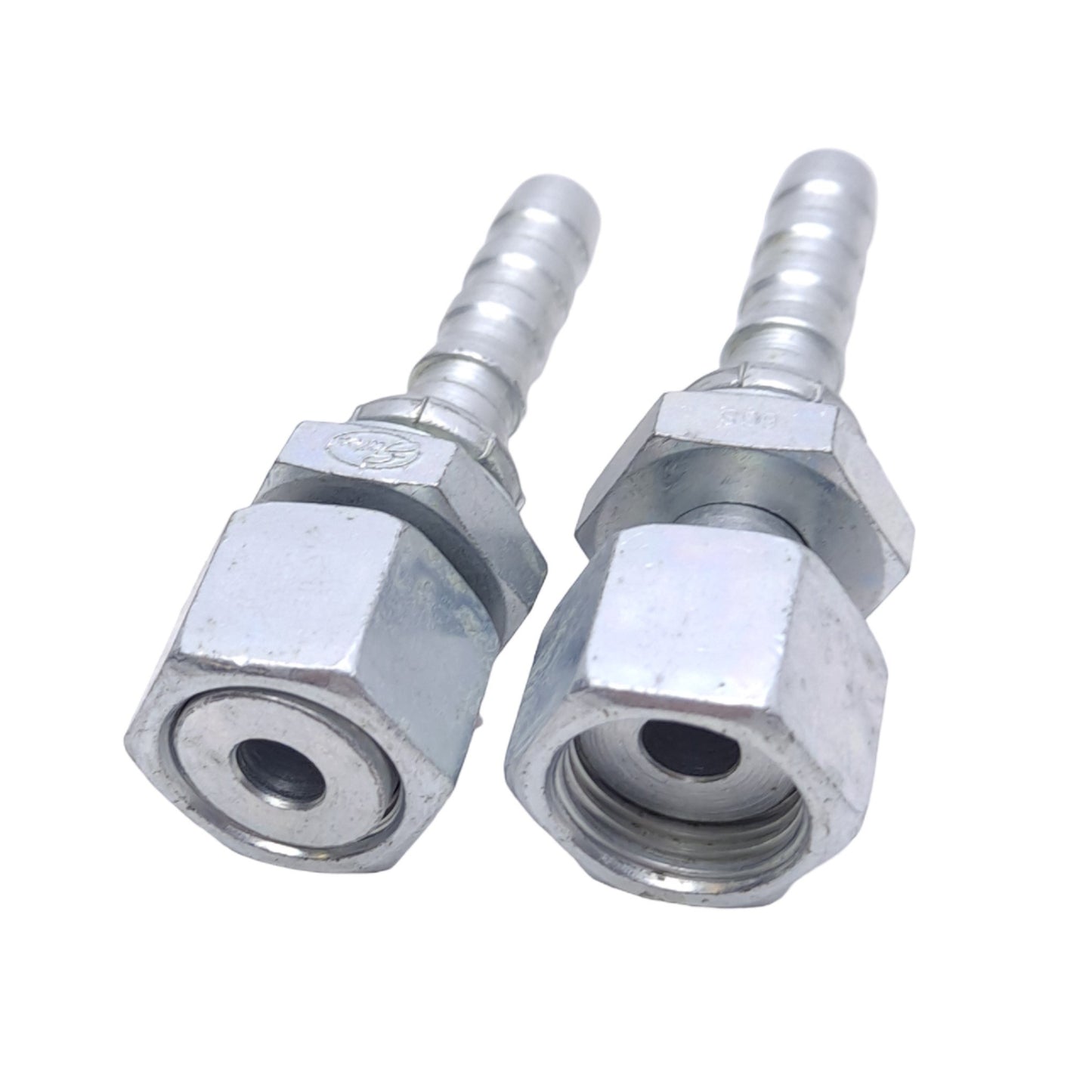 New Lot of 2 Gates 6GS-6FFORX 734730145 Hydraulic Coupling, ø3/8in ORS, ø3/8in Hose