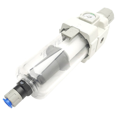 New SMC AW40-02CE-B Filter/Regulator, 5µm, Rc1/4, 0.05-0.85MPa, Left To Right Flow