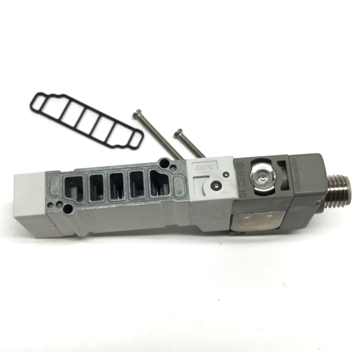 Used SMC SY3140-5WOZ Solenoid Control Valve, 5-Port 2-Position, 24VDC Coil, 3-Pin M8