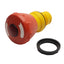 New Allen Bradly 800FP-LMT44 E-Stop Pushbutton Operator, 22mm, 40mm Mushroom