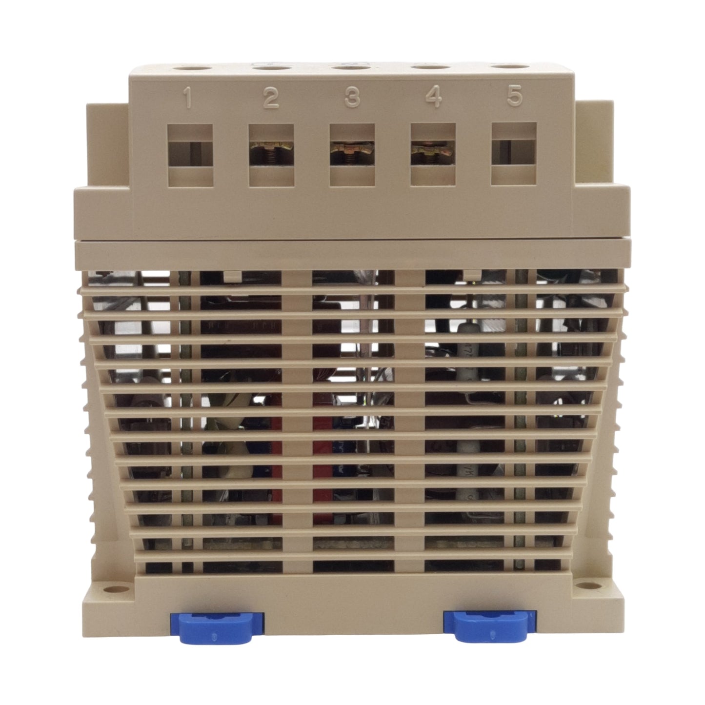 Used Idec PS5R-C12 PLC Power Supply 100-240VAC 0.68A In, 12VDC 2.5A 30W Out DIN Rail