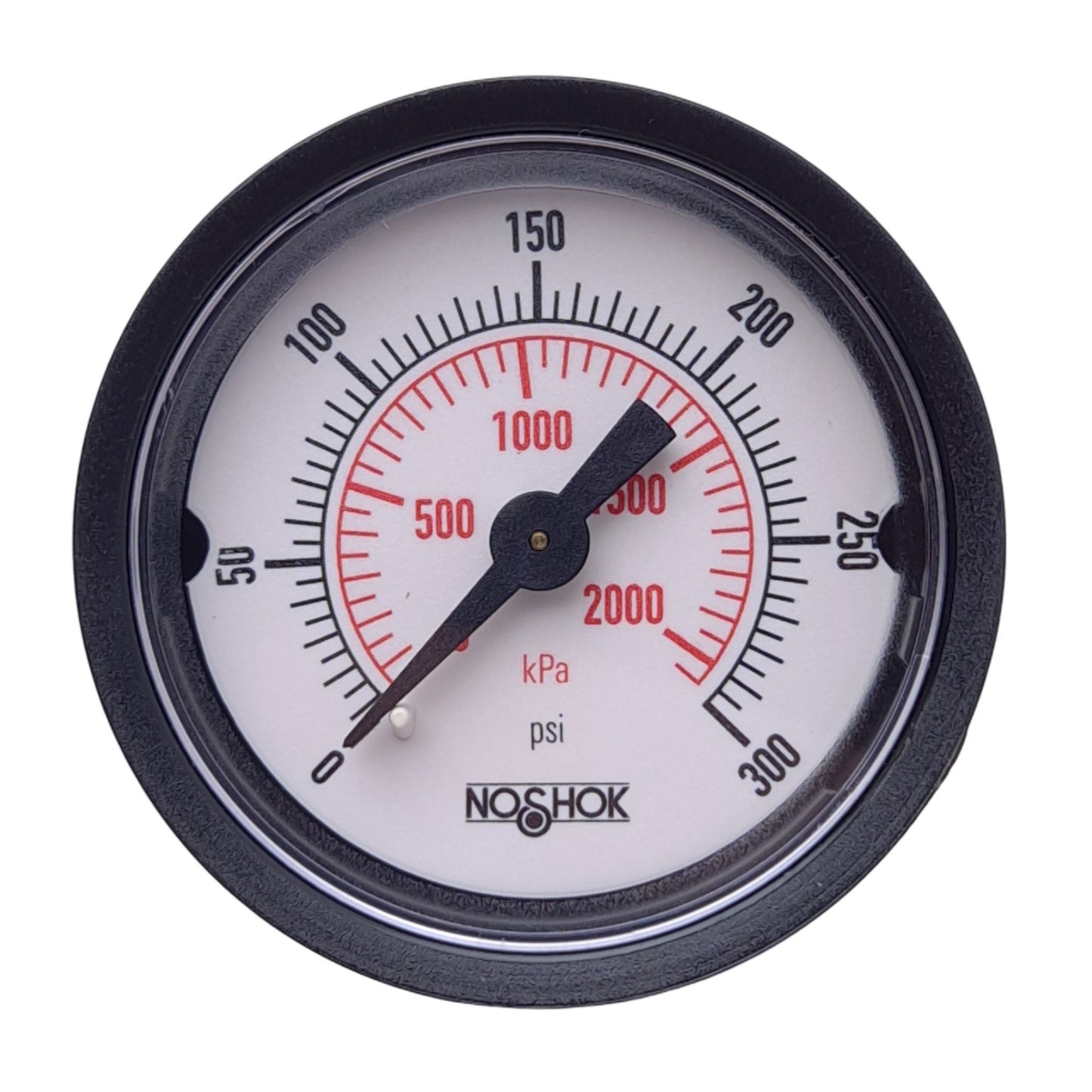 New NOSHOK 15-110-300-PSI/KPA Pressure Gauge, 300psi/kPa, 1/8in NPT, ø1.5in