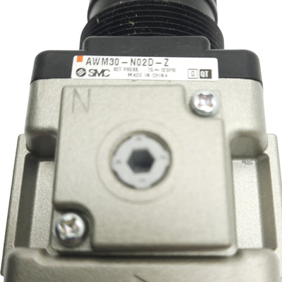 New SMC AW40-N02D-Z Filter Regulator, 1/4in NPT, 0.05-0.7MPa Set, Proof 1.5MPa