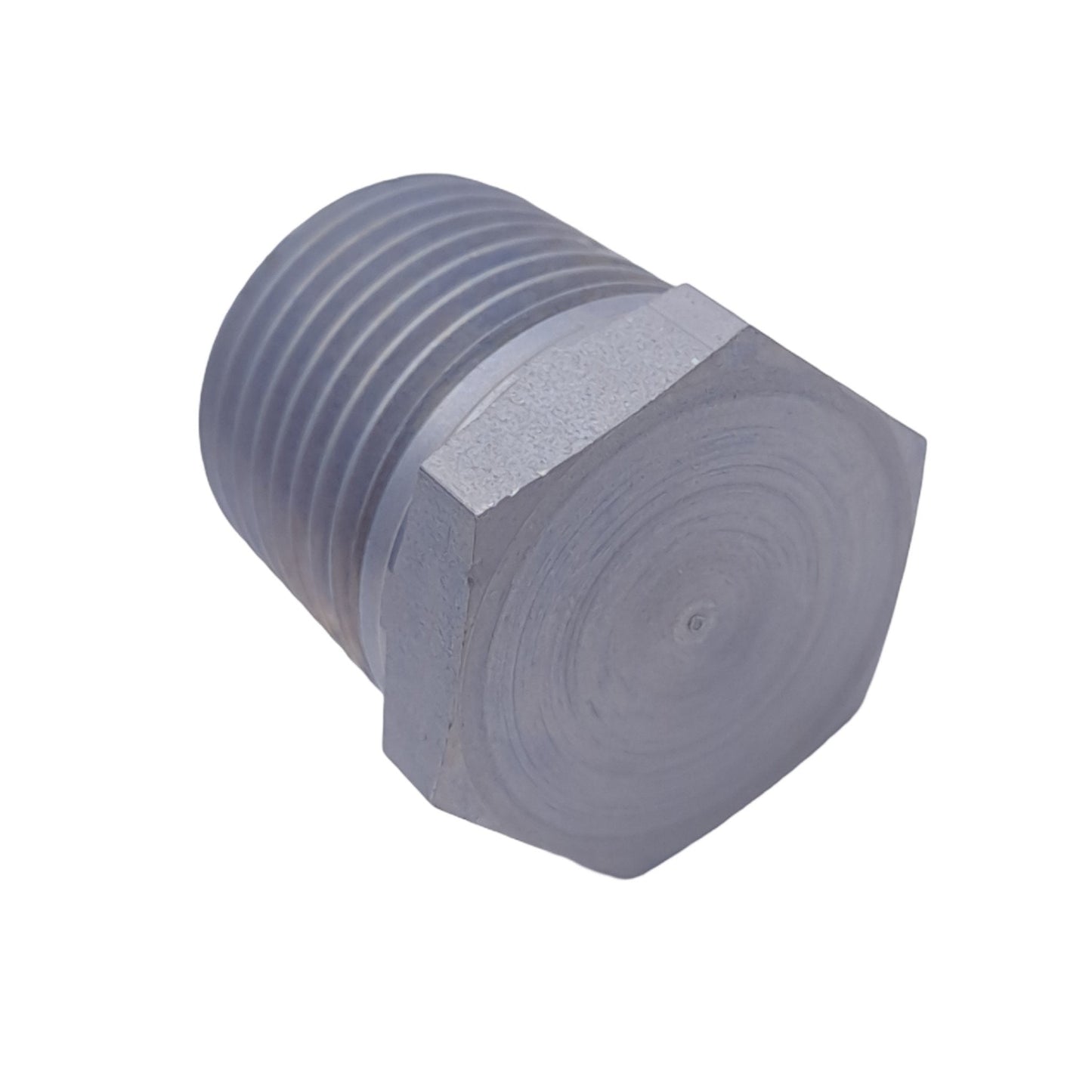 New Lot of 3 Parker 1/2HP3MS Port Plug w/ Cap, 1/2in BSPT Male, 22mm Hex, 6000 PSI