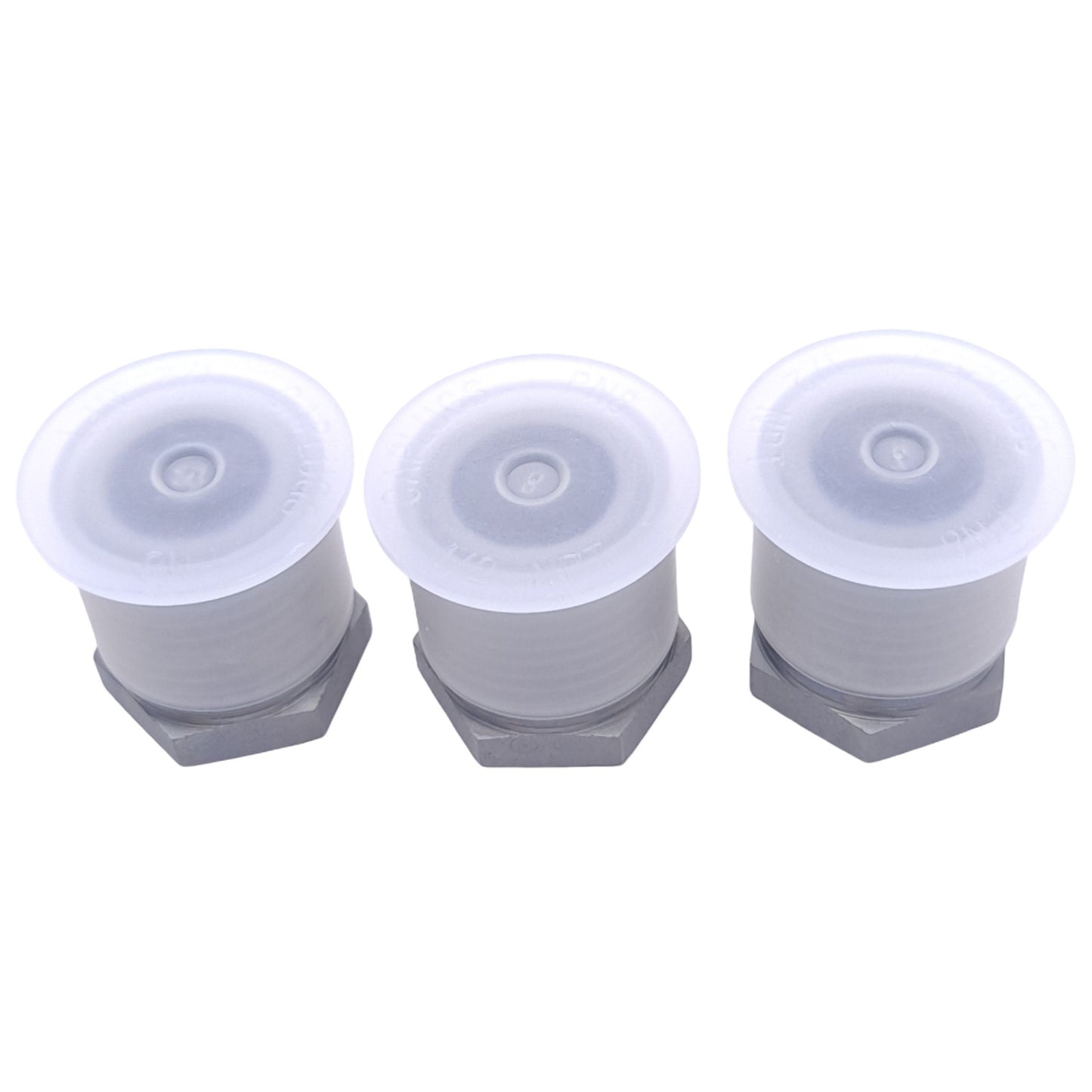 New Lot of 3 Parker 1/2HP3MS Port Plug w/ Cap, 1/2in BSPT Male, 22mm Hex, 6000 PSI