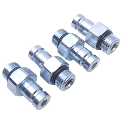 New Lot of 4 Dixon PD1OM3 Hydraulic Interchange Plugs, 9/16"-18 ORB, ø1/8in 6000 PSI