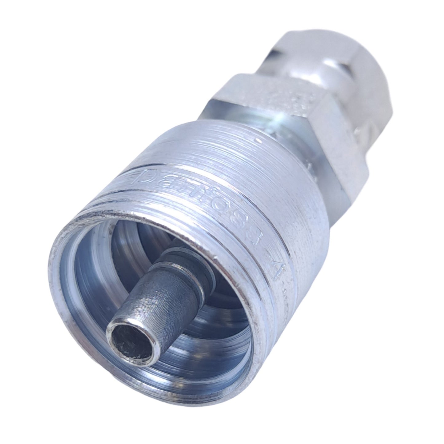 New Danfoss 1A4JM4 Straight Crimp Hose Fitting, G 1/4, JIS/BSPP Swivel, -4 Hose
