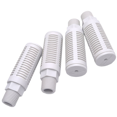 New Lot of 4 SMC ANA1-N04 Pneumatic Silencers, 1/2 NPT, 40dB Reduction, 1.0MPa