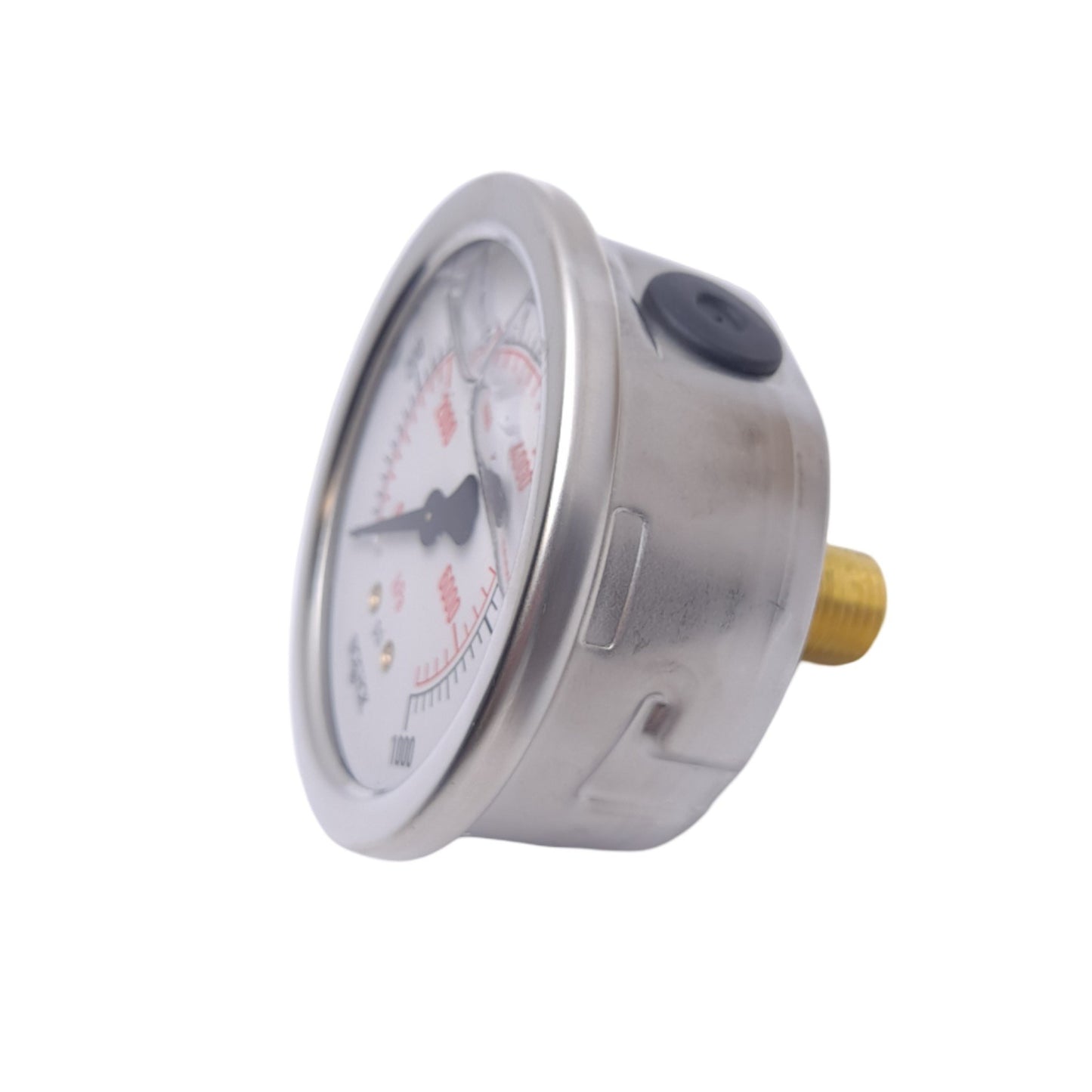 New NOSHOK 25-911-1000-PSI/kPa Pressure Gauge, 1000psi/kPa, 1/4in NPT, ø2.5in