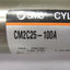 Used SMC CM2C25-100A Pneumatic Cylinder 25mm Bore 100mm Stroke Shock Absorber