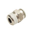 New Lot of 8 SMC KQ2H10-03NS Pneumatic Fittings, 3/8Rc to 10mm P2C Tube, 1.0MPa