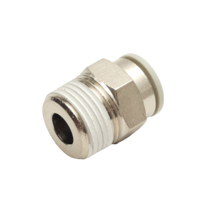 New Lot of 8 SMC KQ2H10-03NS Pneumatic Fittings, 3/8Rc to 10mm P2C Tube, 1.0MPa