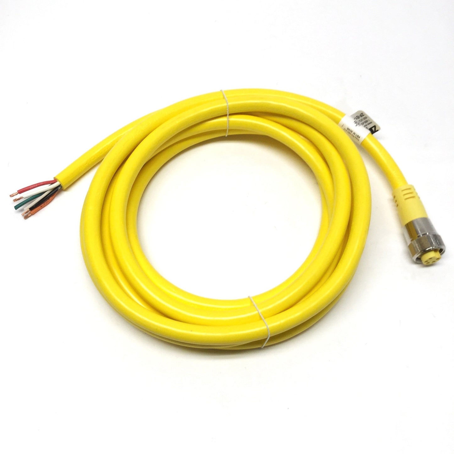New – Open box Automation Direct ZP-S1-5FP-4M ZIPport Cable 7/8-16 5-Pin Female to Flying Leads