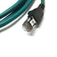 Used Cognex 849011002 In-Sight Camera Ethernet Cable 8-Wire RJ45 to M12 Male, 2m