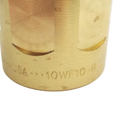 New Dixon 10WF10-B Hydraulic Brass Wingstyle Interchange Coupler, 1-1/14in NPTF