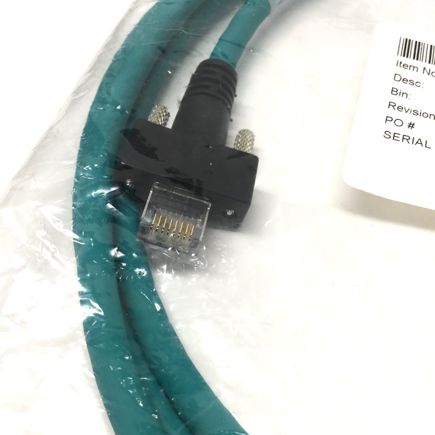 New CEI MA-1-5-3-2M GigE Machine Vision Robotic Ethernet Camera Cable CAT5e RJ45, 2m
