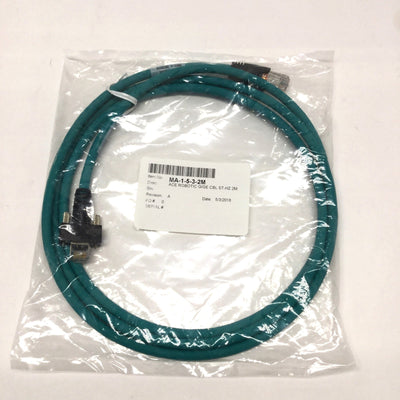 New CEI MA-1-5-3-2M GigE Machine Vision Robotic Ethernet Camera Cable CAT5e RJ45, 2m