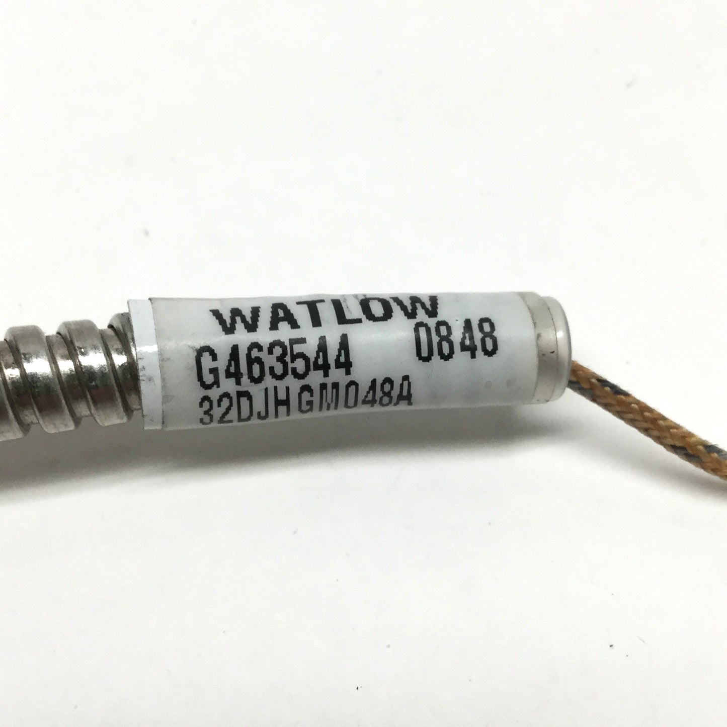 New – Open box Watlow 32DJHGM048A 90° Rigid Sheath Bayonet Thermocouple, Type J, 6" x Ø3/16"