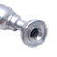 New Danfoss 1A10KSA10 Crimp Hose Fitting, 45° Elbow, Komatsu Split Flange, -10 Hose