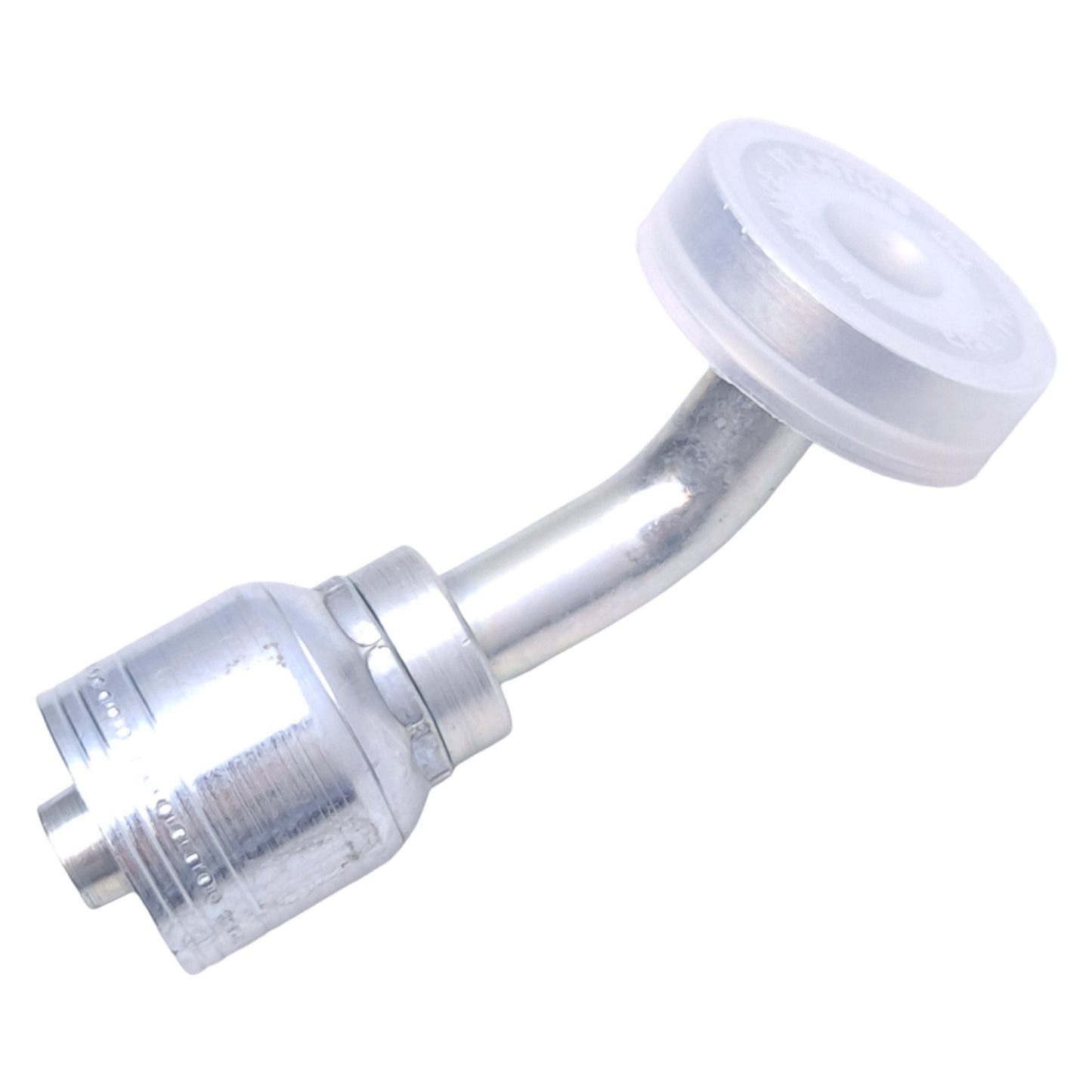 New Danfoss 1A12FLA8 Crimp Hose Fitting, 45° Elbow, 3/4in Flange, -8 Hose, 5000 PSI