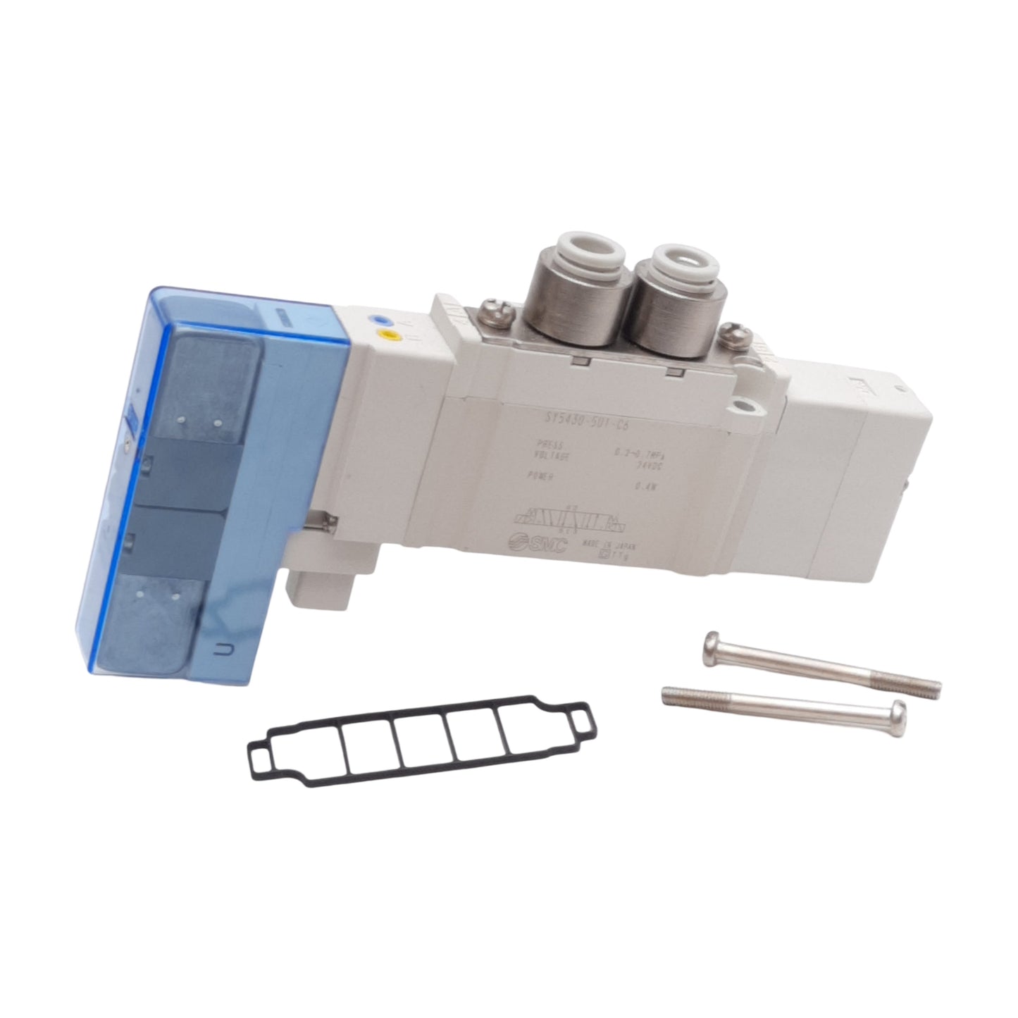 New SMC SY5430-5U1-C6 Solenoid Valve 3-Position Exhaust Center 0.2-0.7MPa 24VDC Coil