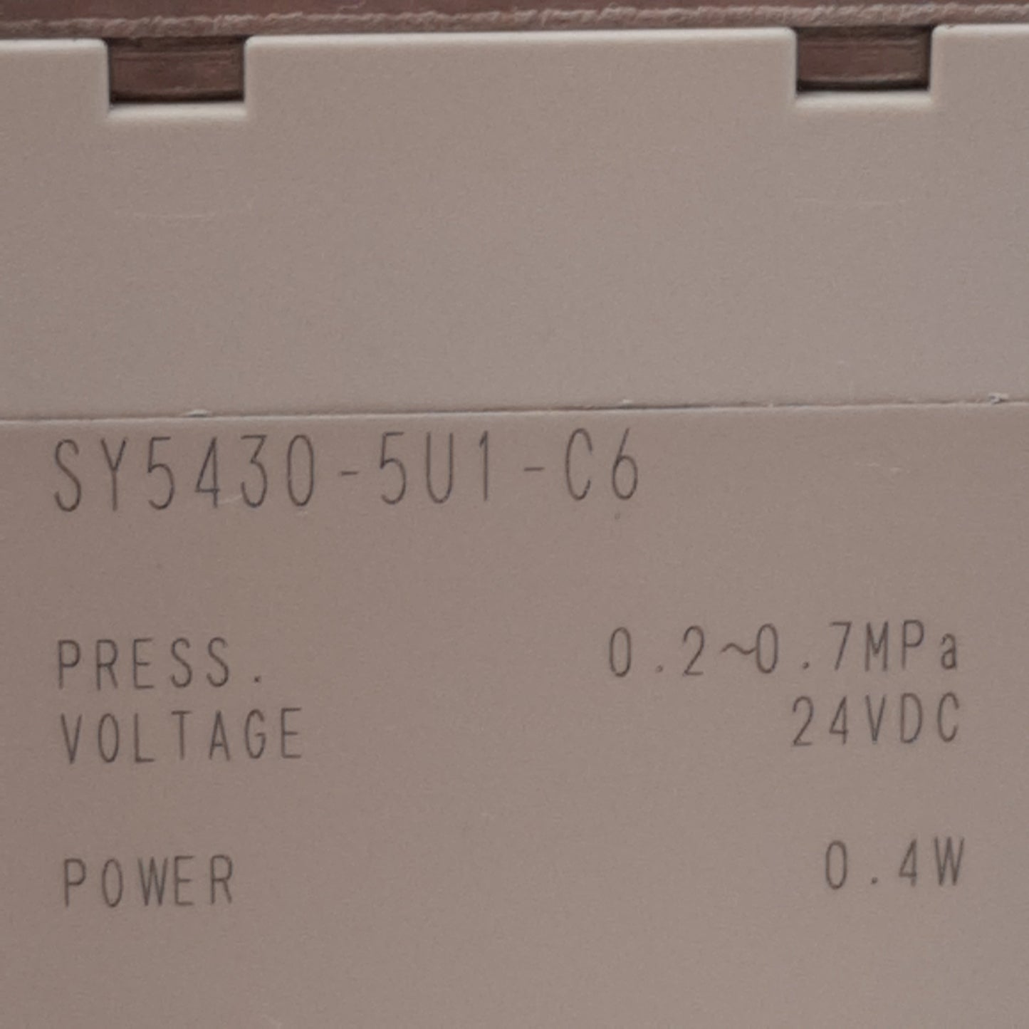 New SMC SY5430-5U1-C6 Solenoid Valve 3-Position Exhaust Center 0.2-0.7MPa 24VDC Coil