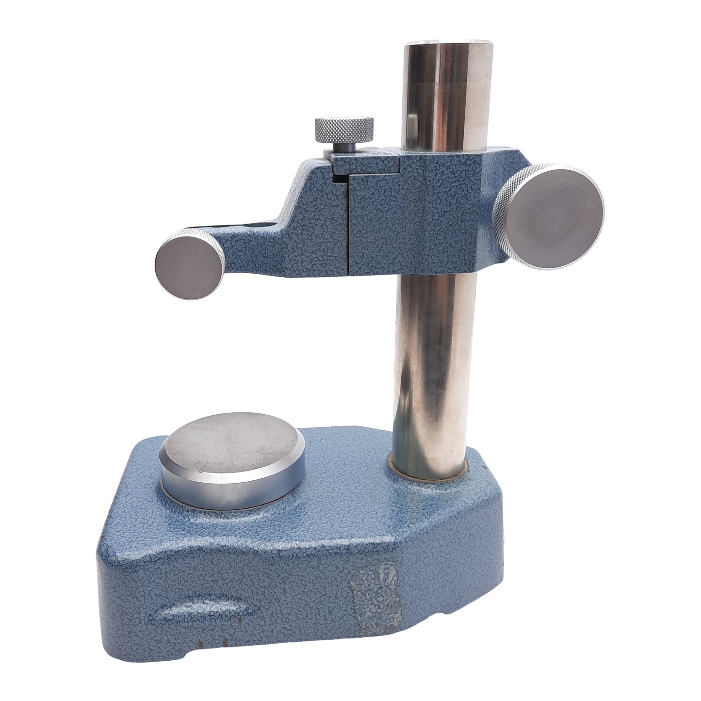 Used Mitutoyo 7004 Dial Gage Stand, ø30mm Shaft, ø9 or 13mm Stem, 4in Travel