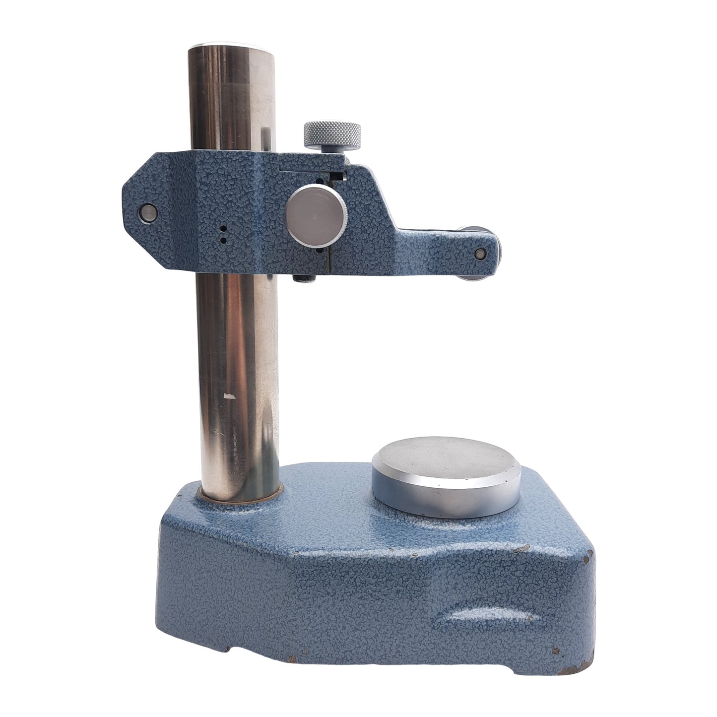 Used Mitutoyo 7004 Dial Gage Stand, ø30mm Shaft, ø9 or 13mm Stem, 4in Travel