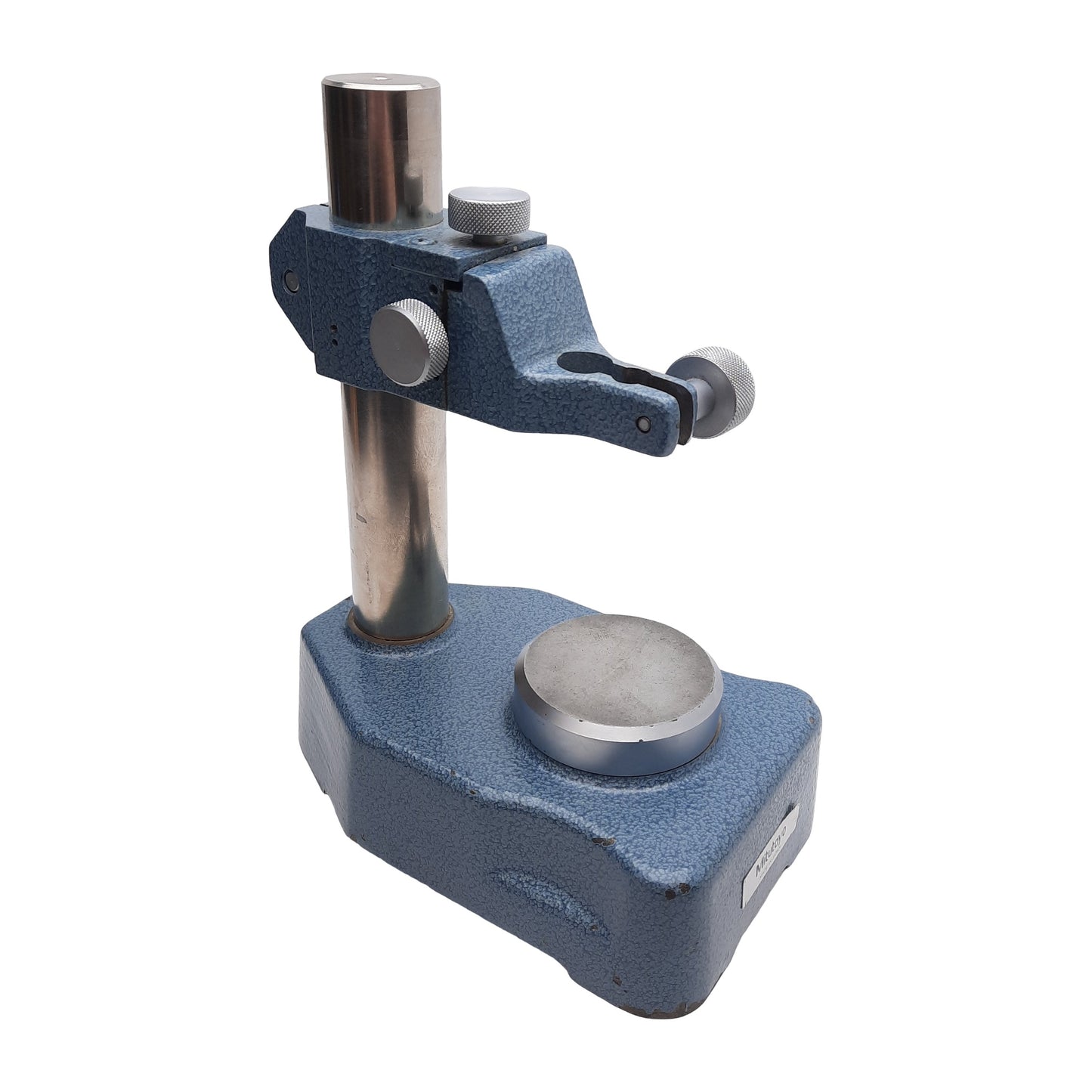 Used Mitutoyo 7004 Dial Gage Stand, ø30mm Shaft, ø9 or 13mm Stem, 4in Travel