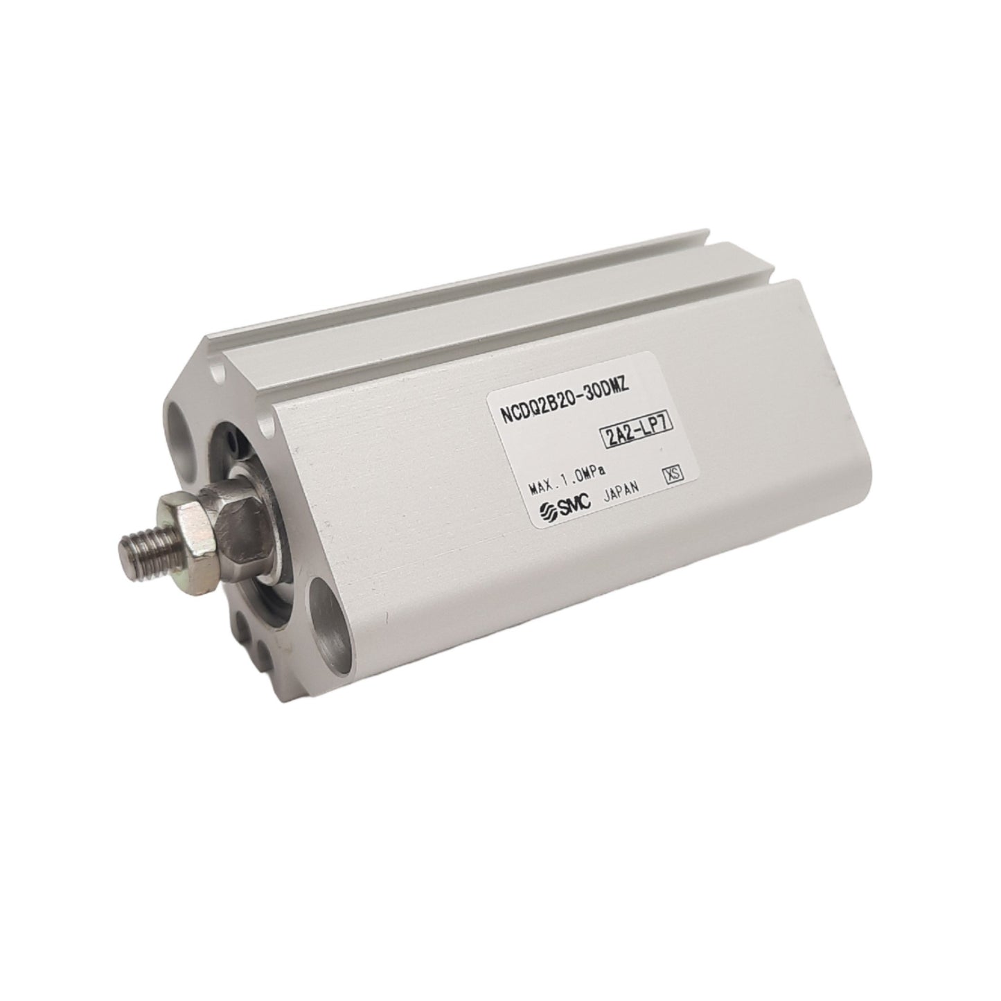 New SMC NCDQ2B20-30DMZ Compact Cylinder, Double-Acting, Ø20mm Bore, 30mm Stroke