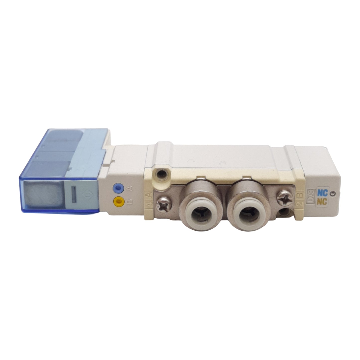 New SMC SY5A30-5U1-N7 Solenoid Valve 4-Position Dual 3-Port, 0.15-0.7MPa, 24VDC Coil