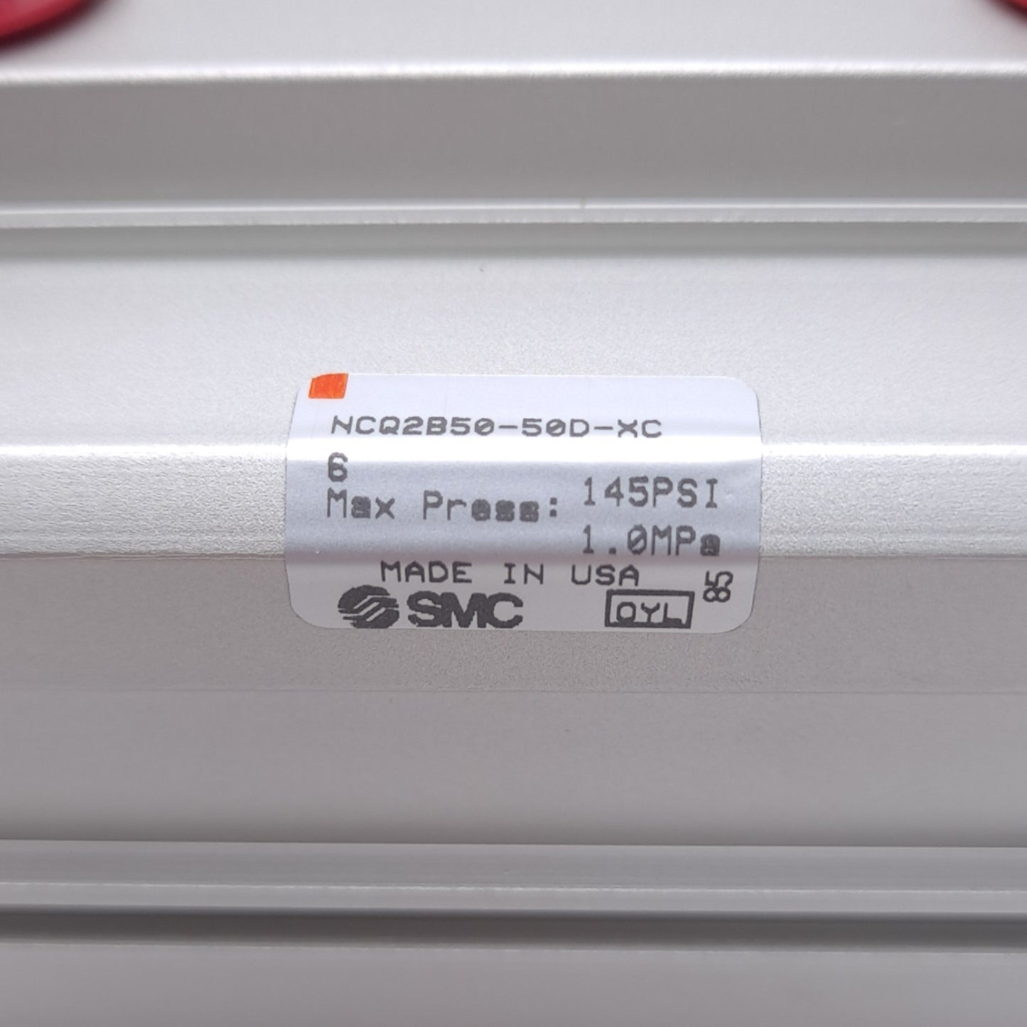 New SMC NCQ2B50-50D-XC6 Compact Cylinder, ø50mm Bore, 50mm Stroke, 1/4 NPT, 1.0MPa